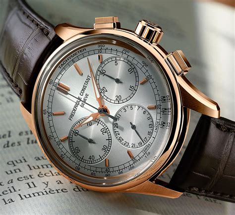 Frederique Constant Flyback Chronograph Manufacture Watch Ablogtowatch
