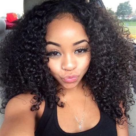Lace Front Wigs Indian Hair Kinky Curly Wig Natural Color