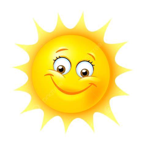 Smiley Sun Vector Hd Images Cartoon Sun Smiley Face Expression Element Free Vector And Png Sun