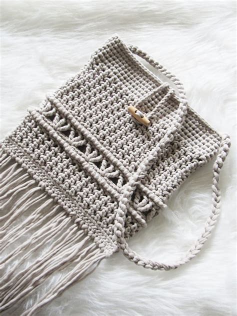 Free Crochet Bag Pattern One Skein Boho Bag Crochet Dreamz