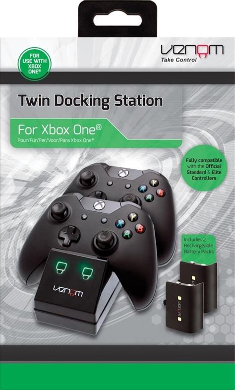 Buy Venom Xbox One Twin Docking Station With 2 X Rechargeable Battery