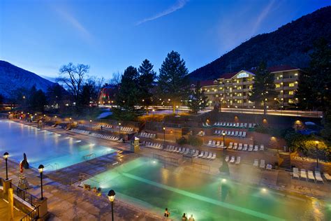 Glenwood Hot Springs In The Evening