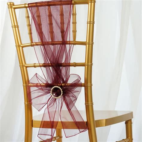 .chair sashes bows wedding party banquet diy decor,banquet diy decor new burgundy sheer organza chair sashes bows wedding party banquet diy decorclothing, shoes & accessories, specialty, wedding, neue warenauflistung bestpreis alles, was sie für weniger brauchen. 5 PCS | Burgundy Sheer Organza Chair Sashes | Chair sashes ...