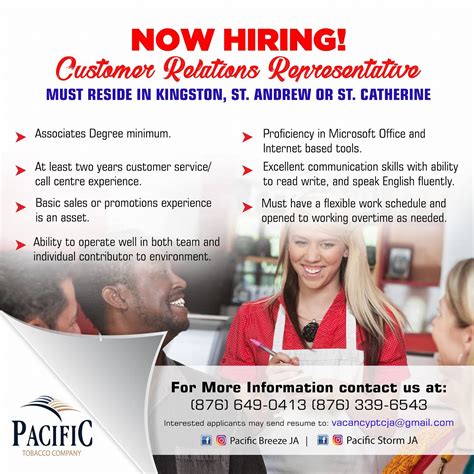 I Need A Job Jamaica: Customer Relations Representative