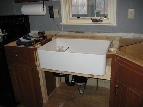 Maybe you would like to learn more about one of these? Modifying standard cabinetry to accommodate an apron front ...