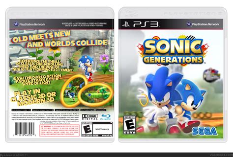 Viewing Full Size Sonic Generations Box Cover