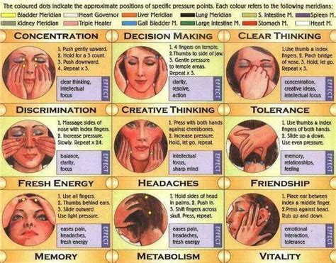 Stimulatory Facial Massage Techniques Shiatsu Massage Acupressure