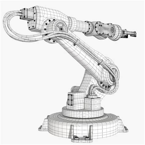 Fbx Industrial Robot Modeled Industrial Robots Robot Design Robot Arm
