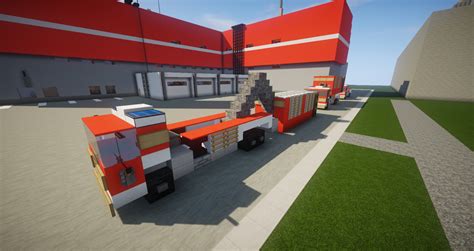 German Firetruck with changeable Containers / Wechselladerfahrzeug