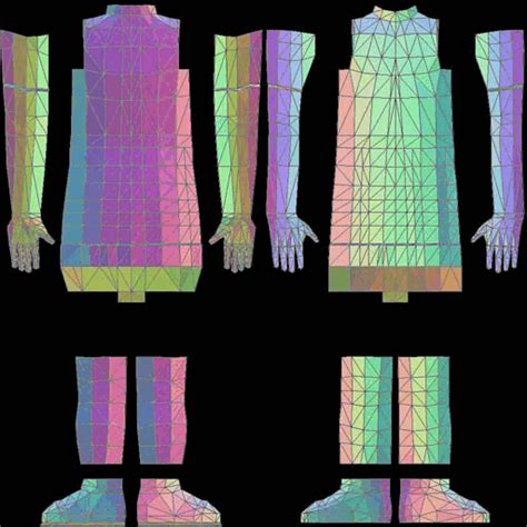 Mod The Sims Body Meshes Uv Map Templates