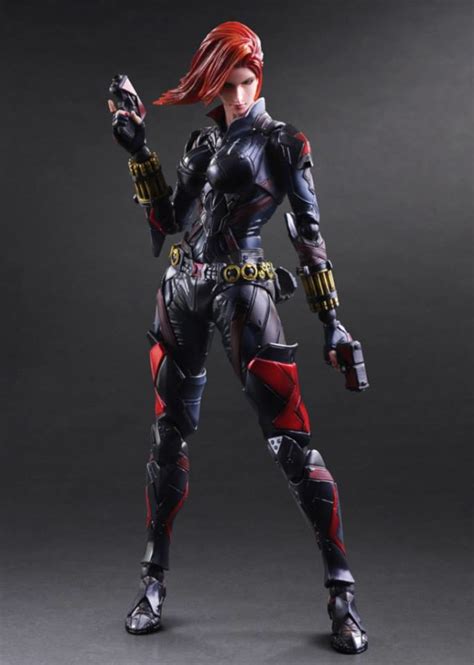 Why doesn't endgame give her her due? Play Arts Kai Black Widow Figure Painted Photos! - Marvel ...