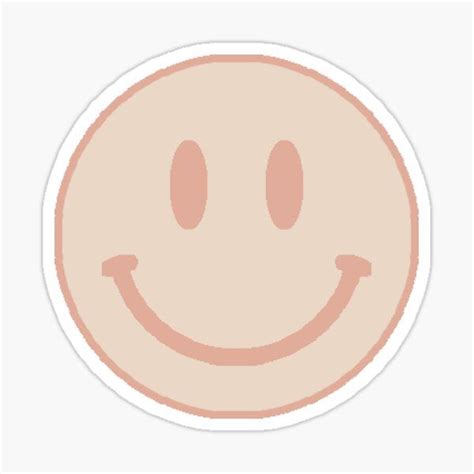 Smiley Face Sticker For Sale By Samanthaprice Happy Stickers Cute Laptop Stickers Preppy