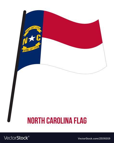 Nc Flag Waving Clipart