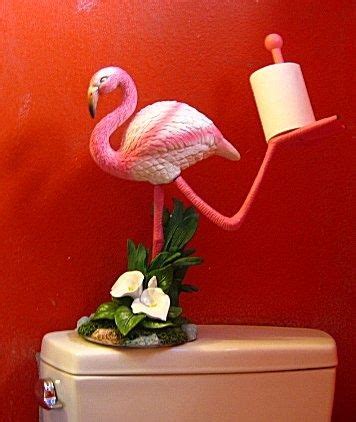 Flamingo toilet paper roll holder. flamingo loo roll holder. I covet this *so* much. | Kitsch ...