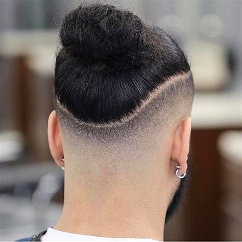 Check spelling or type a new query. Man bun with razored circle hairstyle for cool men | Man ...