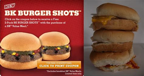 Sex Lies And Bk Burger Shots Eatmecalifornia
