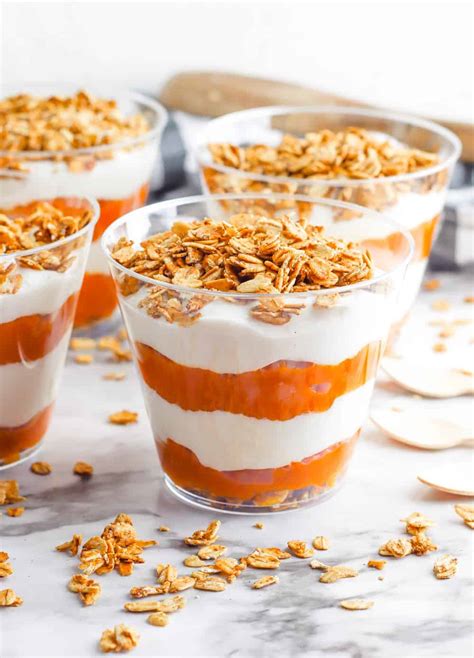Pumpkin Yogurt Parfaits With Homemade Granola The Picky Eater