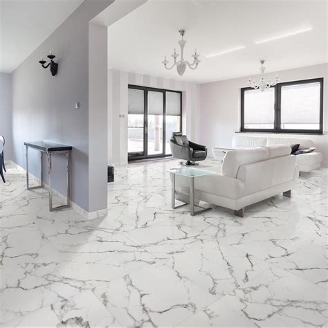 Use alone on both walls and floors, or combine with the matt 177941 calacatta 600 x 300mm tile. SomerTile 18x18-inch Classic Calacatta Ceramic Floor and ...