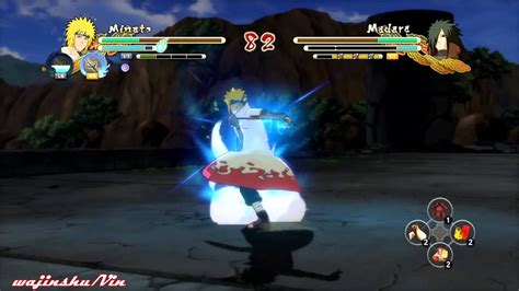 Naruto Ultimate Ninja Storm 3 Minato Vs Madara Youtube