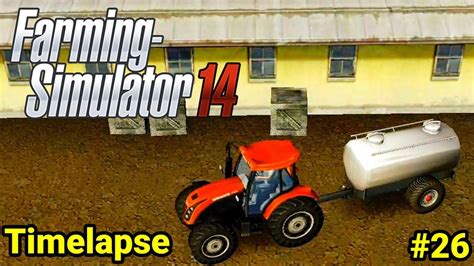 Fs14 Farming Simulator 14 Selling Milk New Field And Harvesting And
