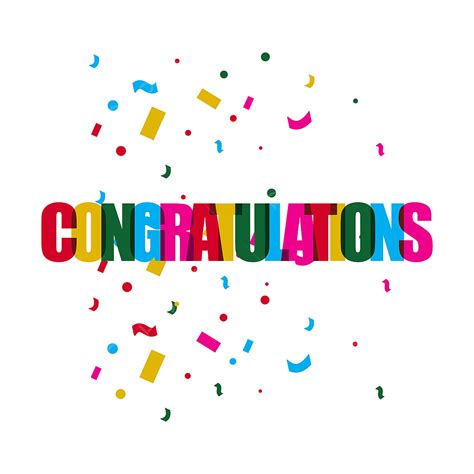 Congratulations Vector Png Vector Psd And Clipart With Transparent