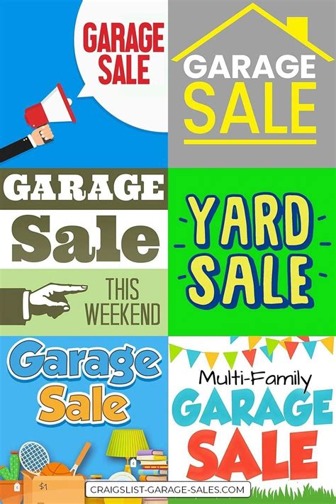 Garage Sale Tips Diy Garage Garage Sales Garage Sale Advertising
