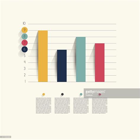 Vector Art Example Of Business Flat Design Graph Infographics Chart