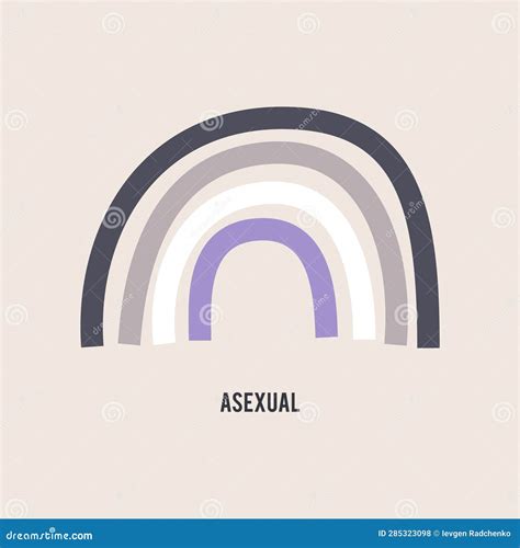 Lgbtq Pride Rainbow Flag Lgbt Community Design Asexual Stock Vector Illustration Of Parade