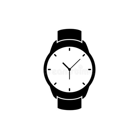 Vector Wrist Watch Icon Wristwatch Hand Clock Illustration For Men