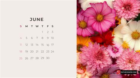 🔥 Download Beautiful Flowers Monthly Calendar For Desktop Wallpaper And