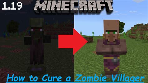 How To Cure A Zombie Villager Step By Step Guide 119 Youtube