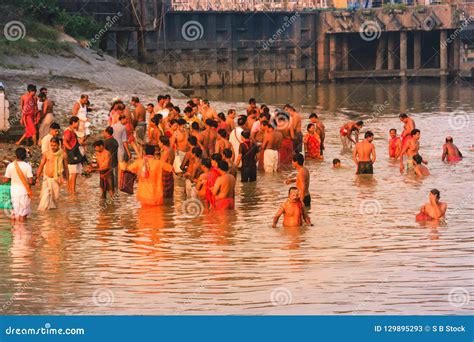 Devotees Taking Holy Bath On River Ganges Editorial Stock Photo Image