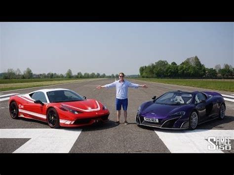 With additional aerodynamic enhancements the 458 challenge+ remains a firm client favourite. DRAG RACE: Ferrari 458 Speciale vs McLaren 675LT - YouTube ...