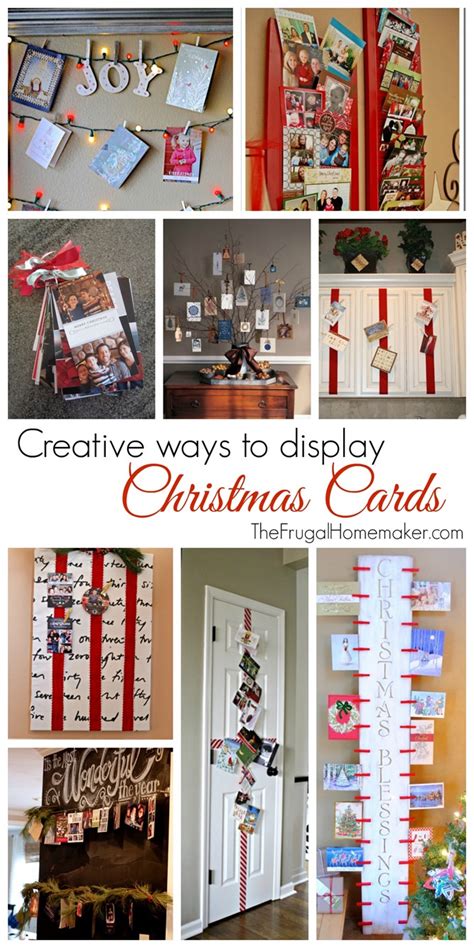 This printable christmas family feud game will make a fun addition to your next christmas party or event! Creative Christmas card display-turn clutter into ...