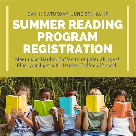 Summer Reading Program Registration: Day 1 | Taylor County Public Library