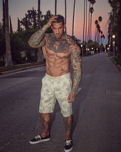 big and tough tattooed guy michael giovanni rivera inkppl giovanni rivera model fashion