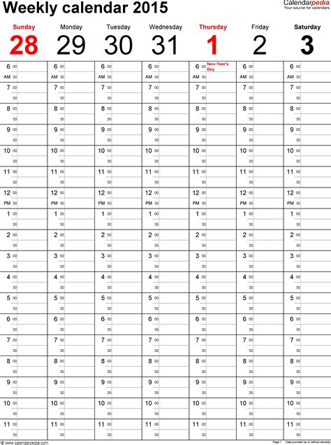 7 Day Week Blank Calendar Printable Calendar Inspiration Design Free