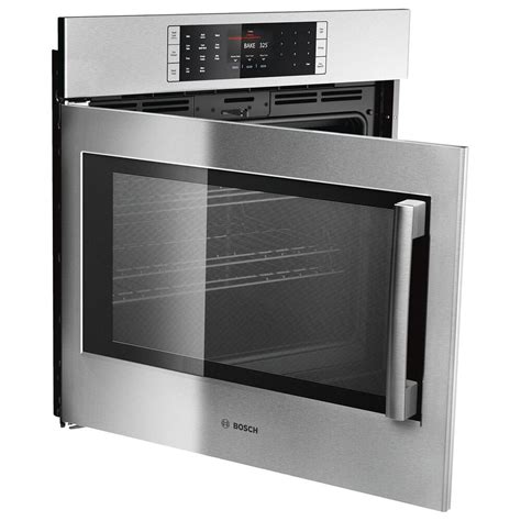 Bosch 30 Single Wall Oven With Left Side Opening Door In Stainless