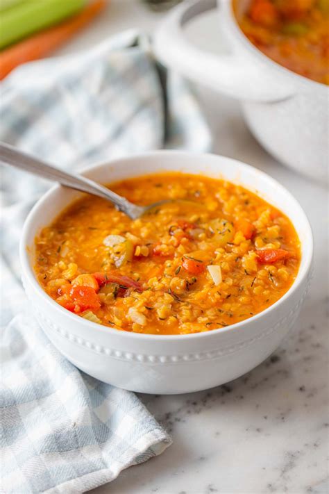 This Easy Vegan Lentil Tomato Soup Takes Just 30 Minutes To Make And Is