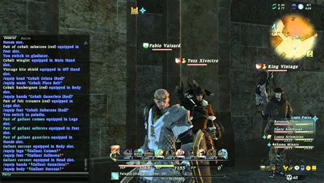 Final Fantasy XIV Jobs : Paladin 50 & Black Mage 50 Full Artifact Armor - YouTube