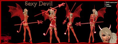 Second Life Marketplace Foxy Fashions Sexy Devil Costume