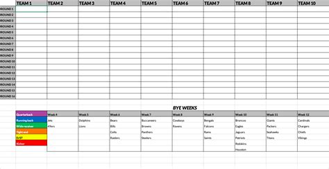 Fantasy Consigliere Now Offers Excel Spreadsheet To ...