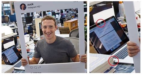 Una Foto De Zuckerberg Muestra Su Webcam Tapada Con Cinta Adhesiva