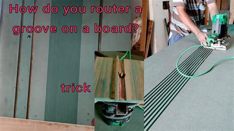 How Do You Router A Groove On A Board How To Cut Grooves In Mdf By