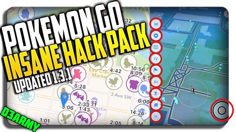 Tap the items to collect them. POKEMON GO HACK PACK (Pokemon Finder + FILTER, Tap to Walk ...