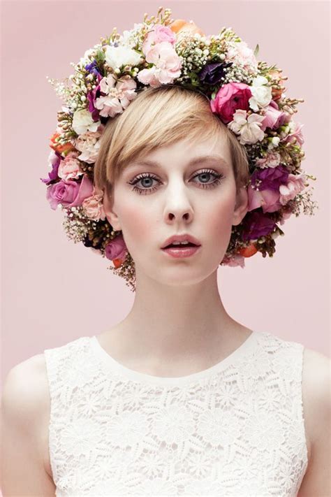 Flower Maiden Fantasy Beautiful Photography Of Women And Flowers Twiggy Meets The Fields Of