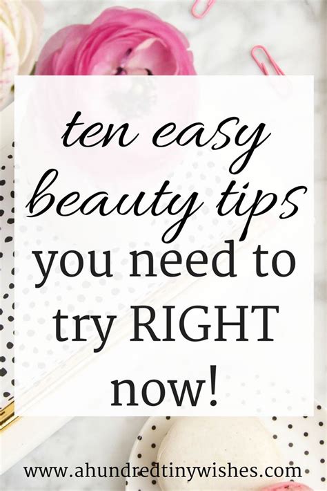 10 Easy Beauty Tips You Need To Try Right Now Beauty Hacks 10 Easy