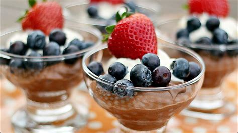 It normally has a smooth, light and airy texture and that is created by whipping the cream or egg whites which incorporates lots of air bubbles and make. Healthy Dark Chocolate Mousse (NO Eggs) - Summer Party ...