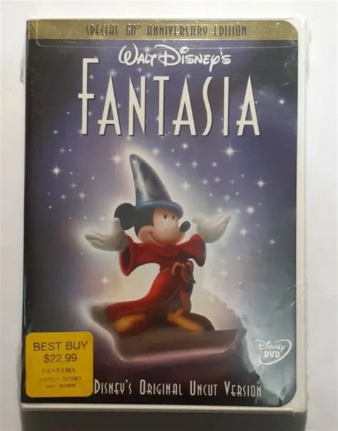 Fantasia Dvd 2000 Restored Full Length Version Special 60th