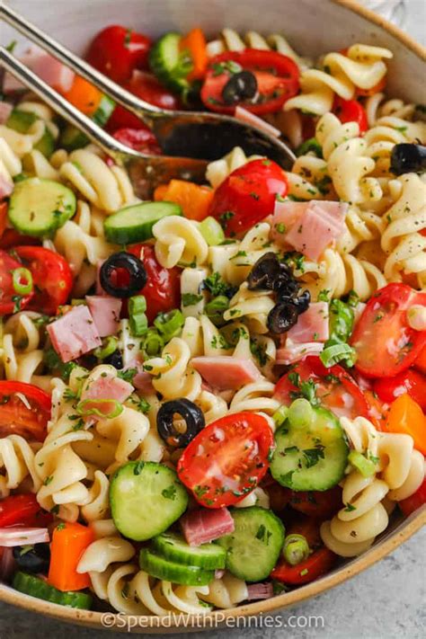 Easy Pasta Salad Recipe Spend With Pennies Honey And Bumble Boutique